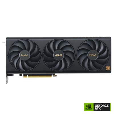 Die ProArt GeForce RTX™ 4060 OC Edition 8GB GDDR6 bietet einen eleganten und minimalistischen Stil, um Creator-PCs mit der vollen Leistung der GeForce RTX™ 40 Series zu versorgen